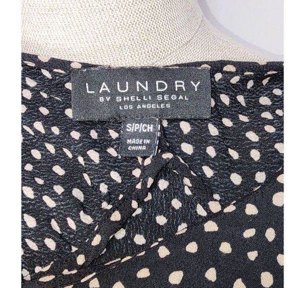 Laundry by Shelli Segal Women's 100% Rayon V-neck Blouse Size S - Picture 7 of 8